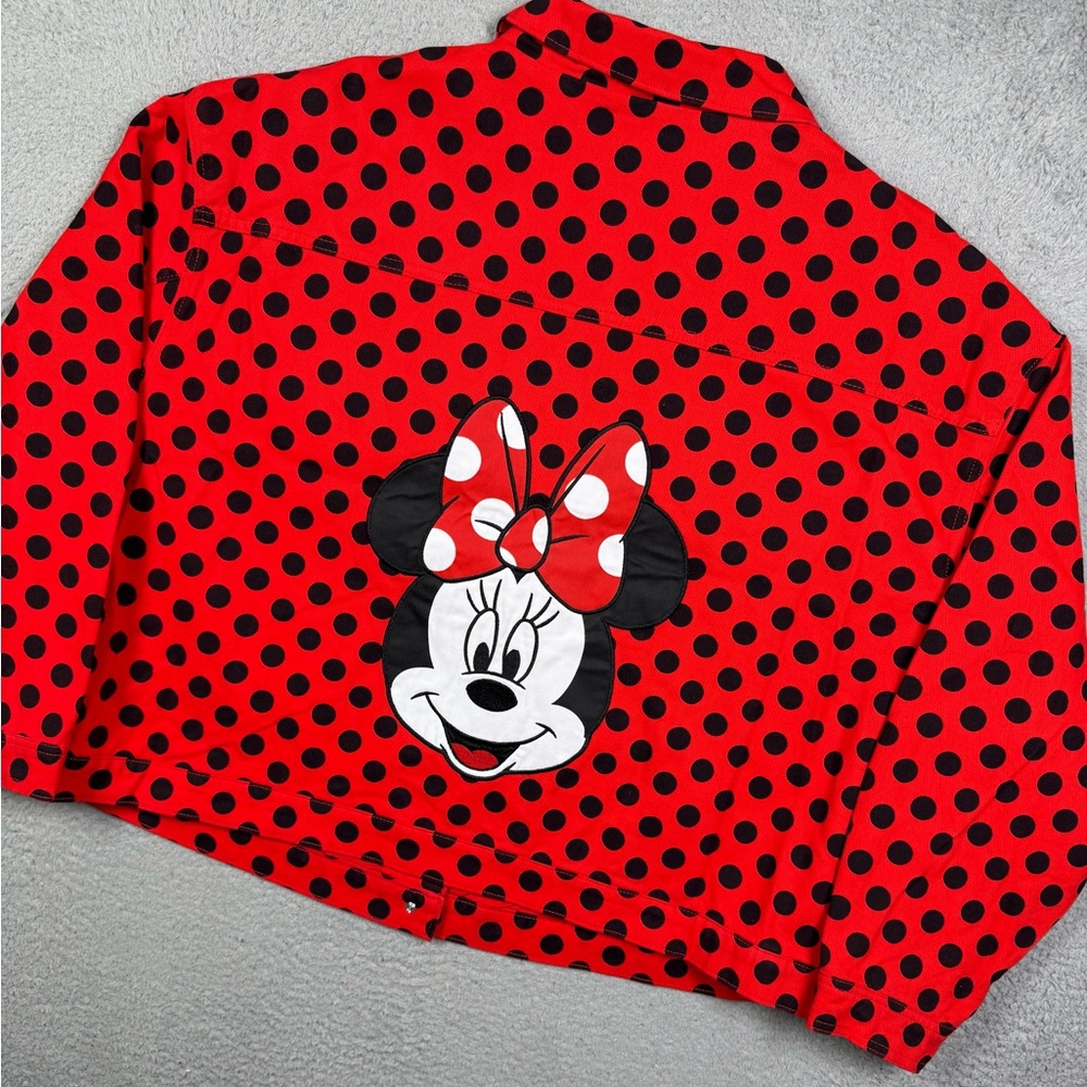 Disney Minnie Mouse‎ polkadot Jean Jacket